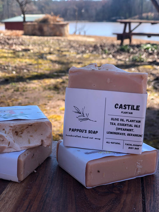 Castile Soap with Plantain Tea
